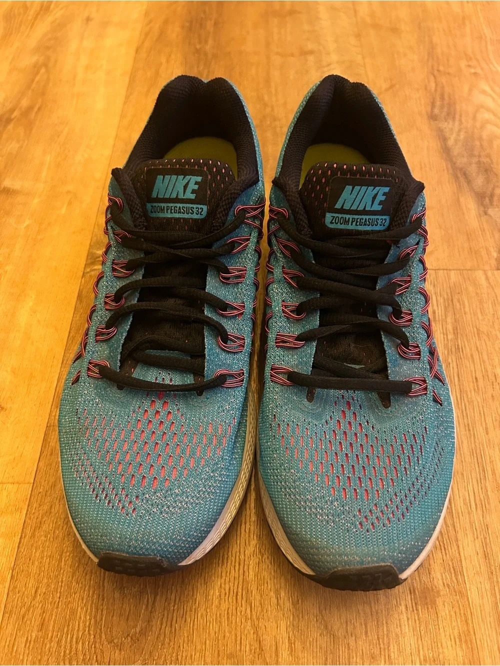 Nike Zoom Pegasus 32 Running Sneakers Blue/Black/Pink US 9.5